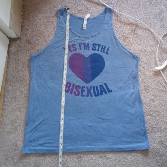 Bi Pride Tank - yes I’m still bisexual - Picture 3 of 4